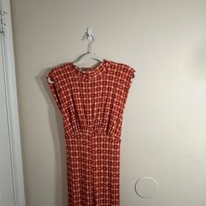 Free people backless jumpsuit